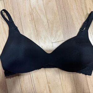 SKIMS Black Animal Print Wireless Seamless Bra